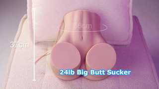 Automatic Sucking Vibrating Sex Doll Lifelike Ass Masturbator 24lb Big Butt Vagina