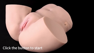 Poupée sexuelle à poussée automatique TPR avec fesses réalistes, 11,43 kg