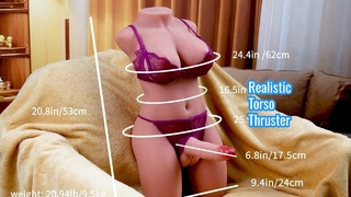 Xise Torse complet réaliste de dildo masculin, jouet sexuel, sensation de peau super réaliste