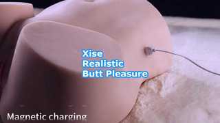 Poupée réaliste en silicone ODM avec gros fesses et masturbateur de 25,2 lb avec mouvement de va-et-vient vaginal